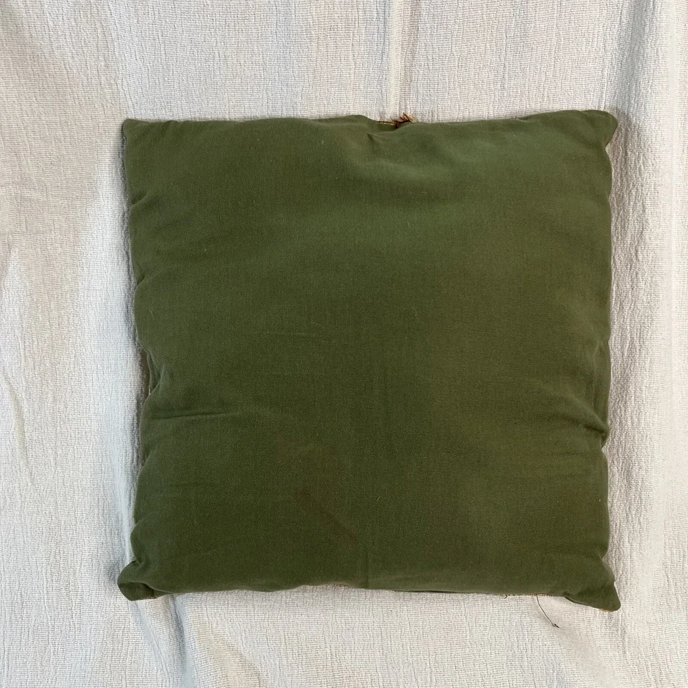Pat Yuille Christmas 2 Pillows Tapestry Needlepoint Granny Cottage Core Vintage